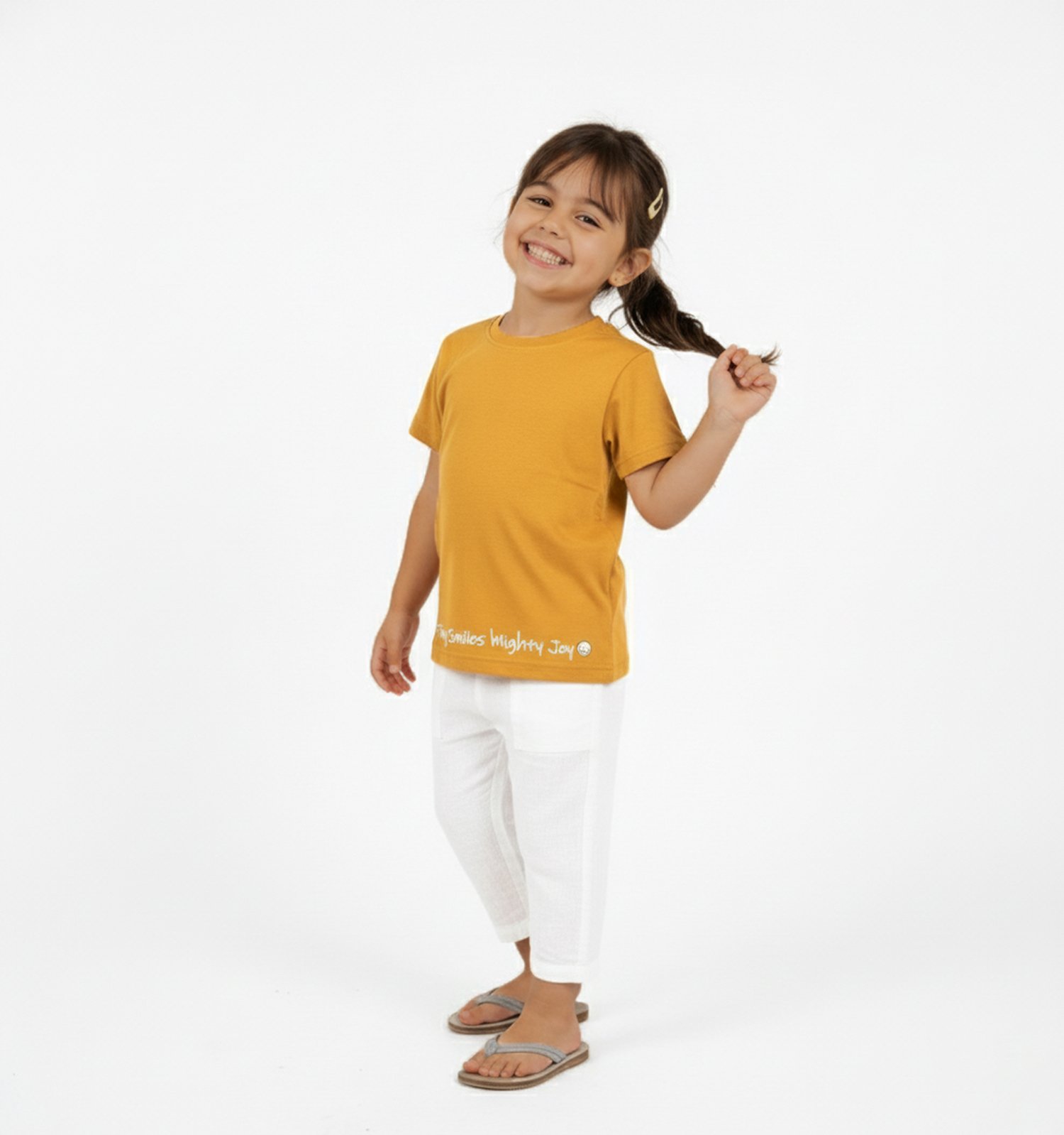 Tiny Smiles Mighty Joy – Unisex T-shirt