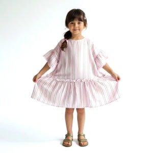 Cotton Candy Stripe - Oversize Dress