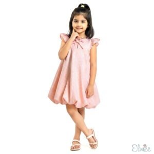 Pink Butterfly Balloon Dress