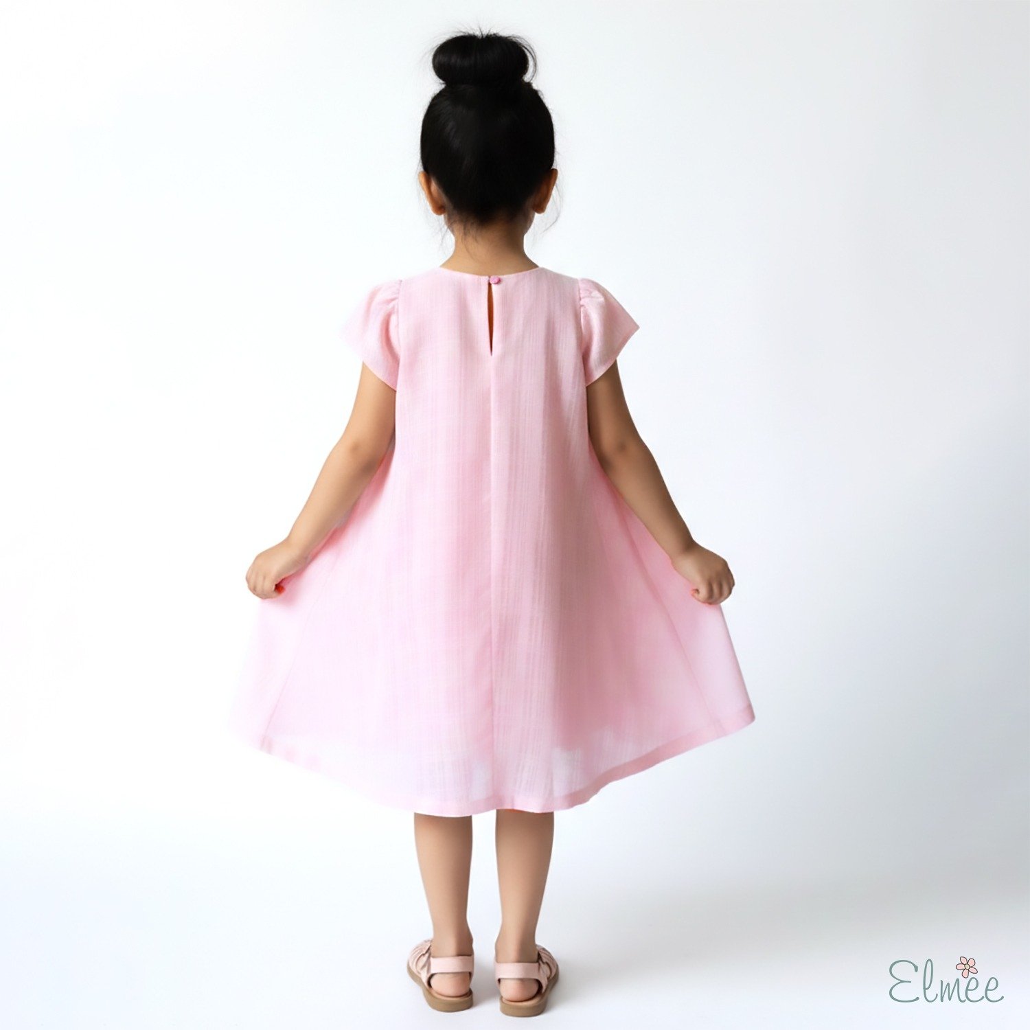 Cotton Blush Tent Dress - Image 2