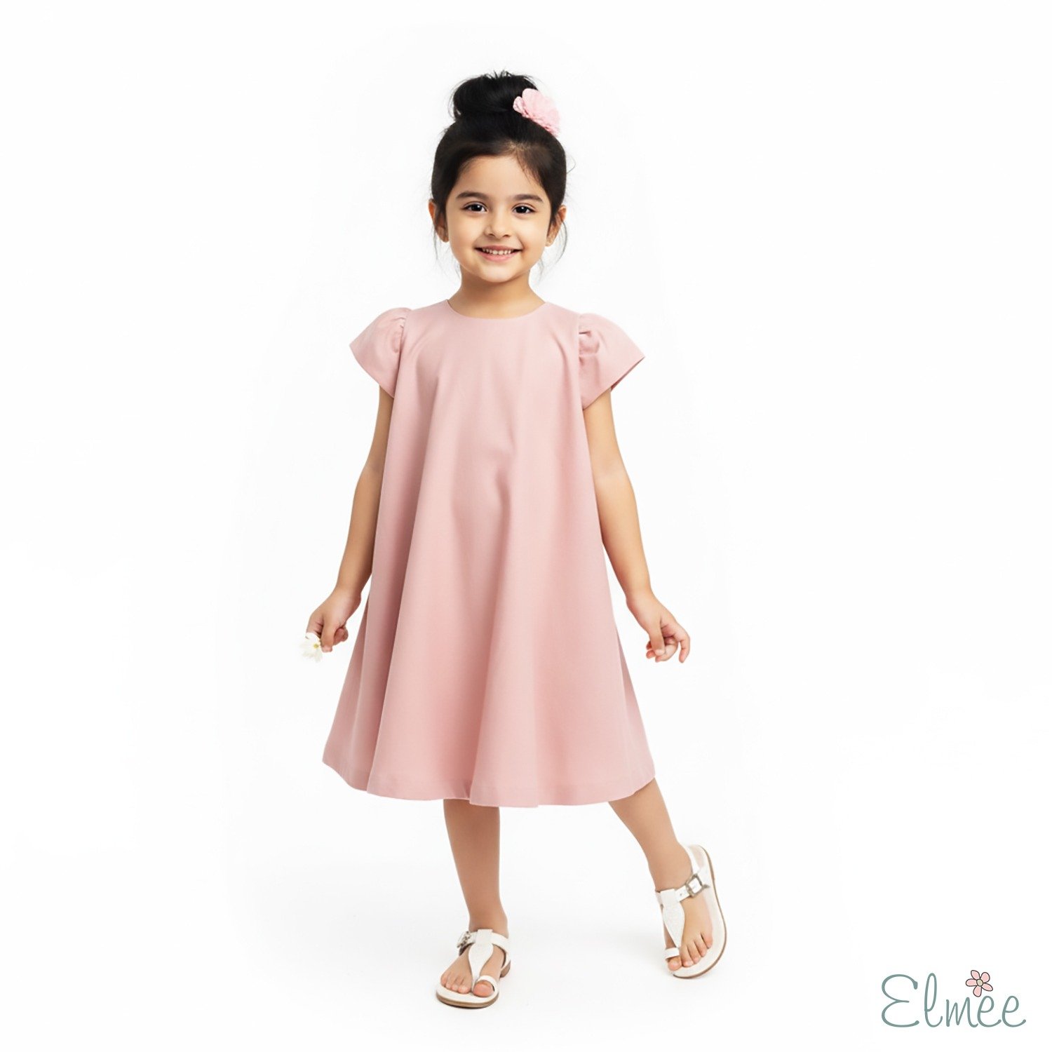 Pastel Pink Tent Dress - Image 2