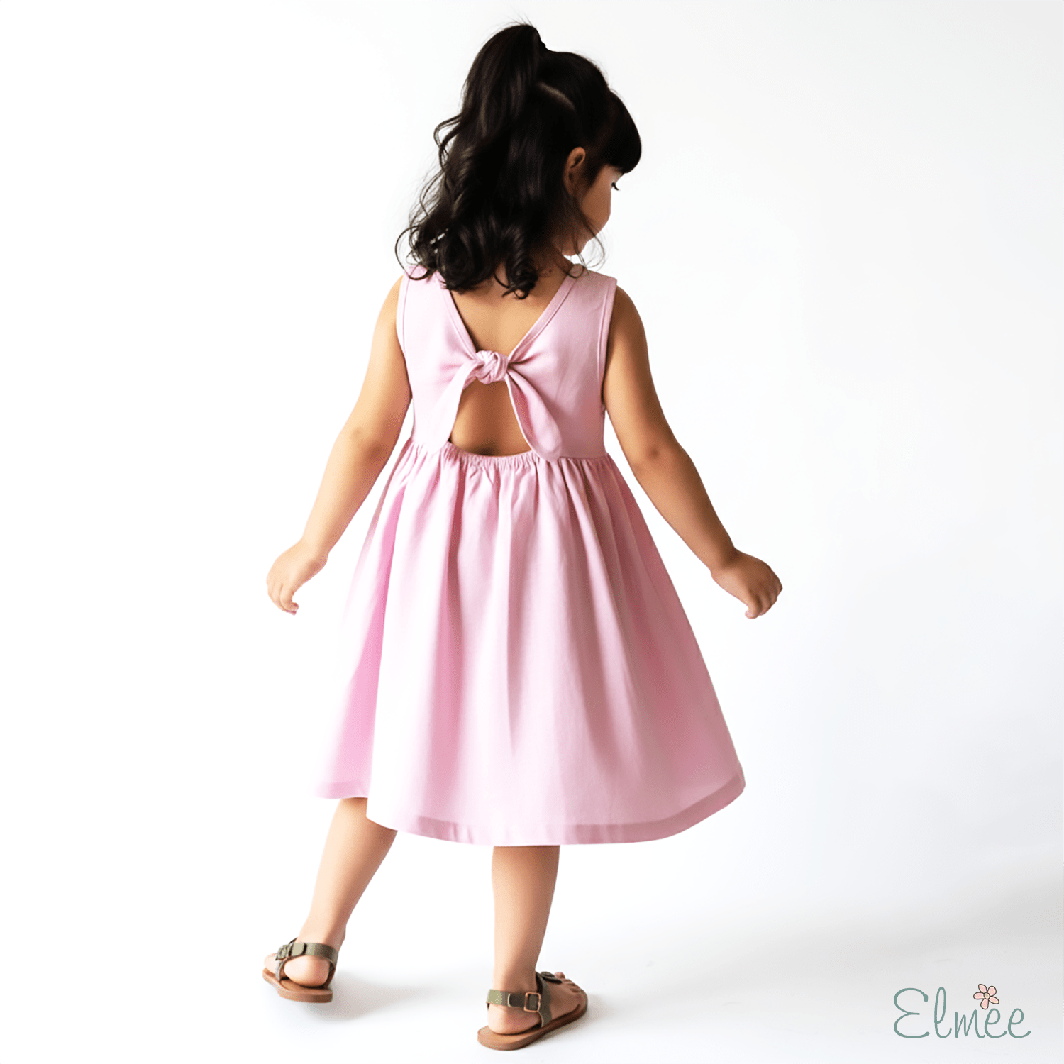 Blush Pink Back Petal Dress