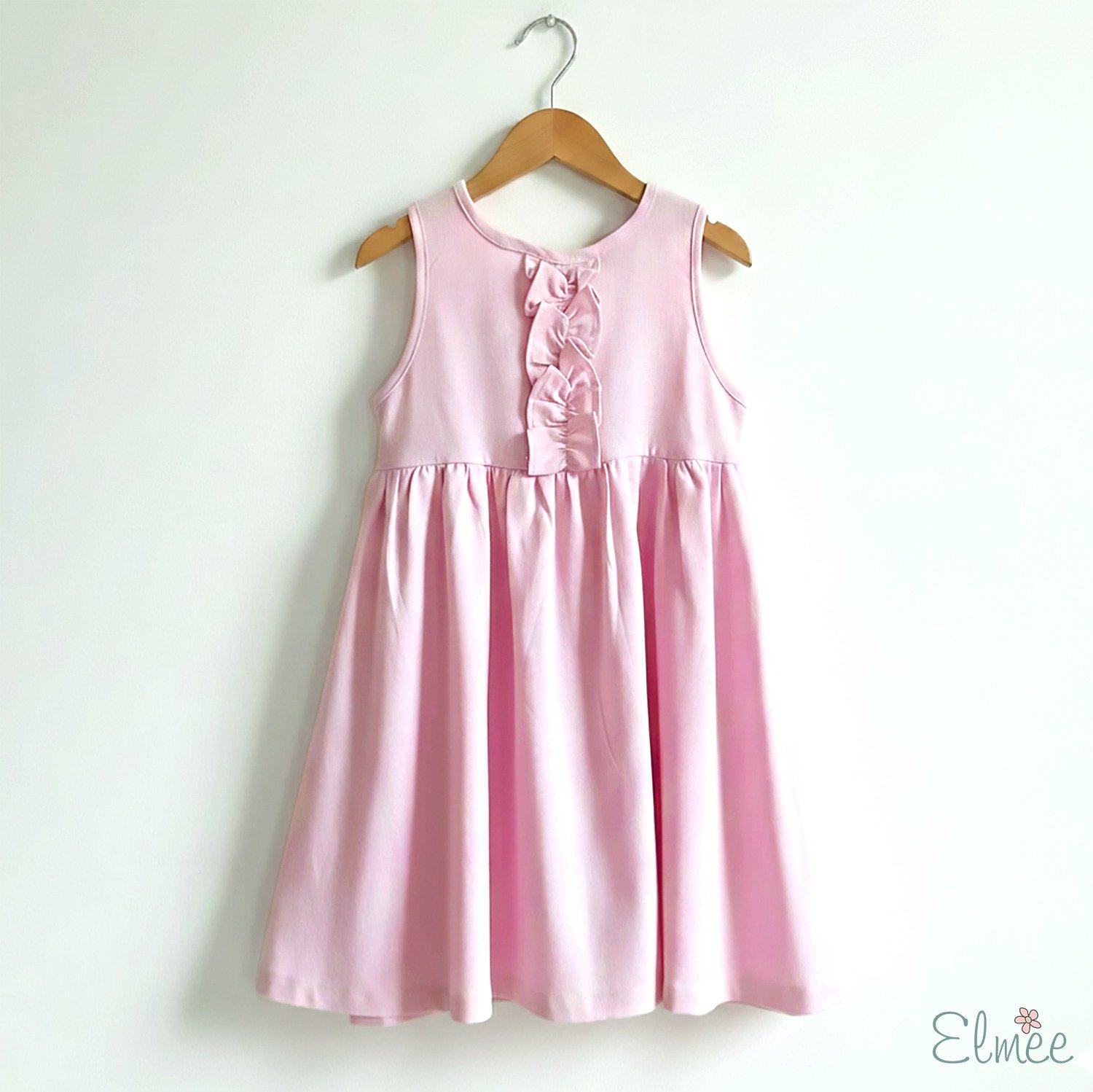 Blush Pink Back Petal Dress - Image 3