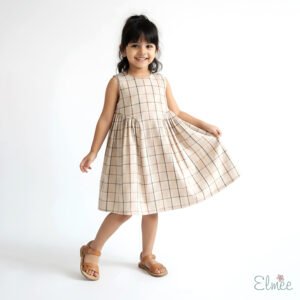 Classic Check Basque Waist Dress