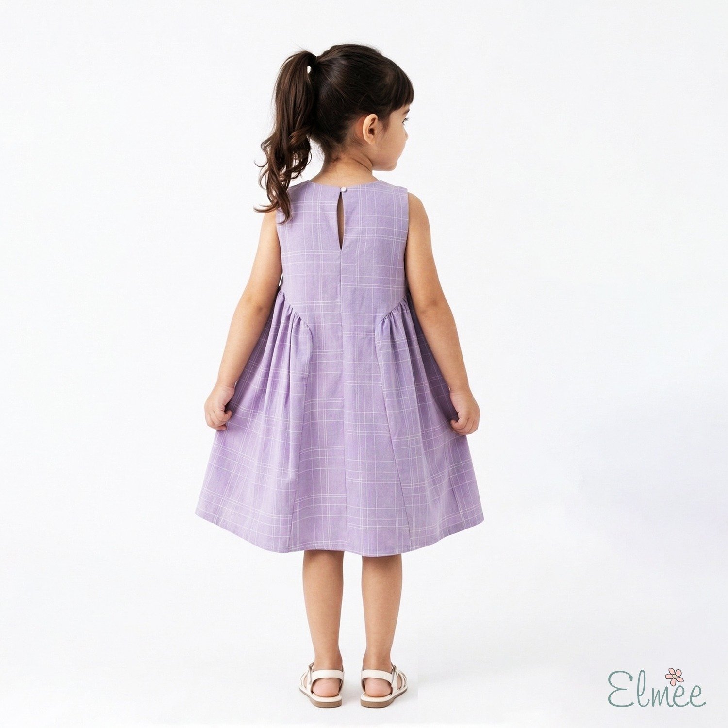 Purple Basque Waist Dress - Image 2
