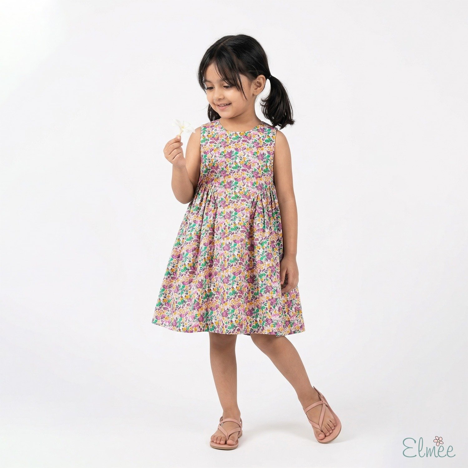 Wildflower Basque Waist Dress