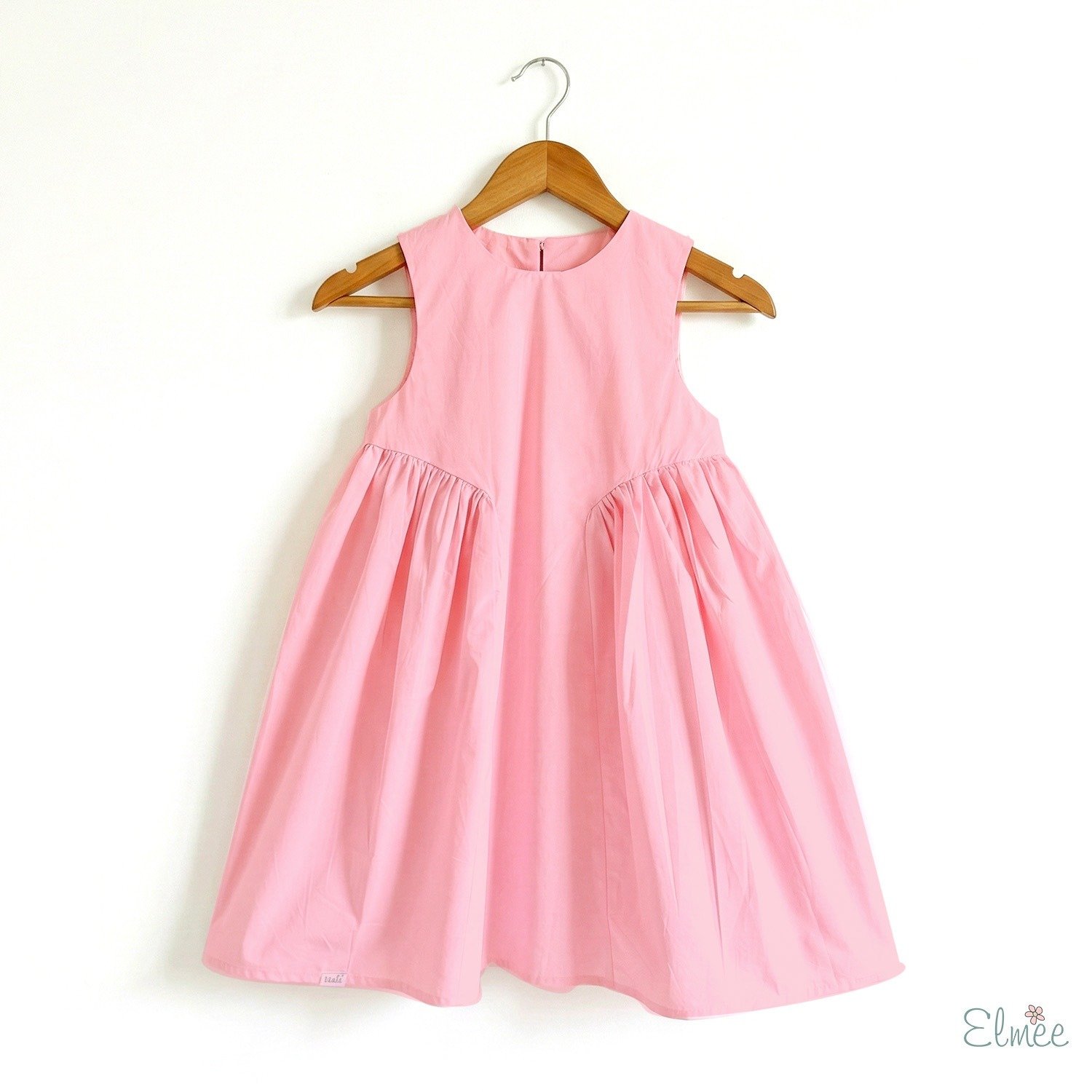 Pink Basque Waist Dress - Image 3