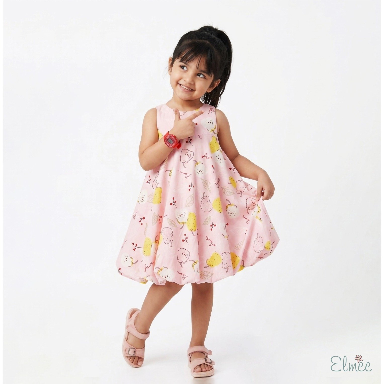 Pear Bow Balloon Dress - Image 2