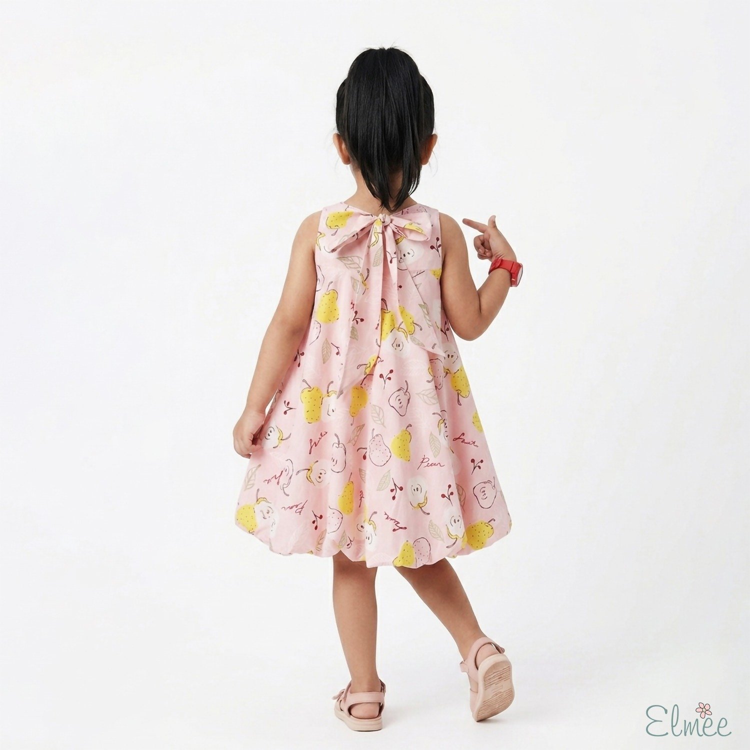 Pear Bow Balloon Dress - Image 3