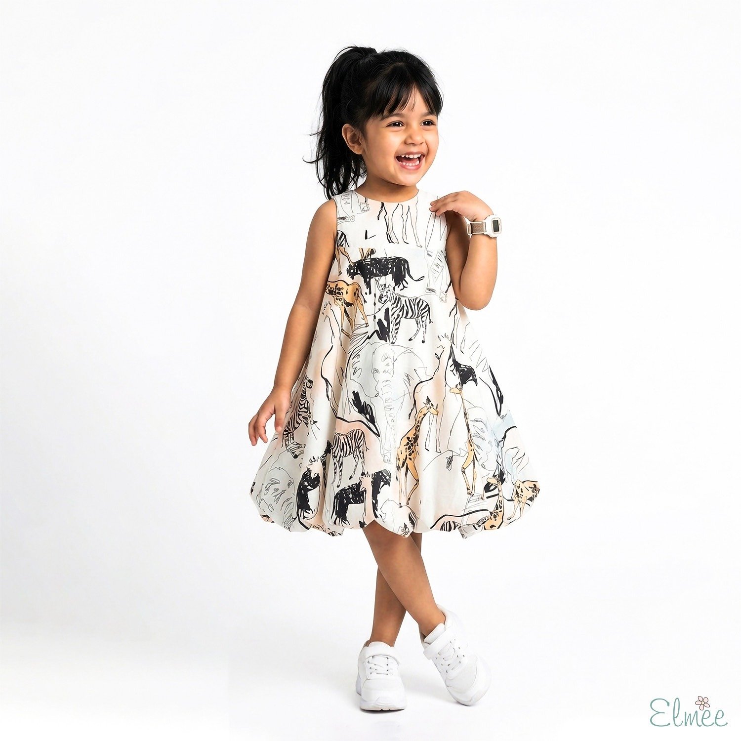 Zoo-Chic Bow Balloon Dress