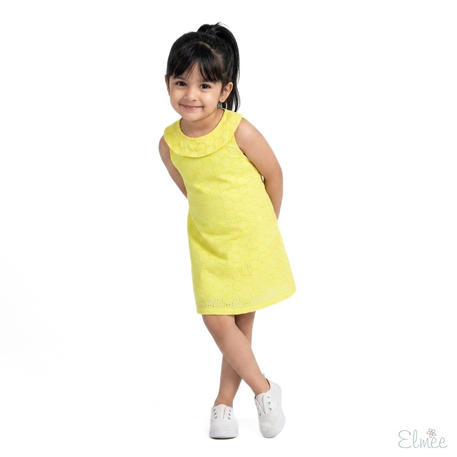Yellow Cutlone Shift Dress - Image 3