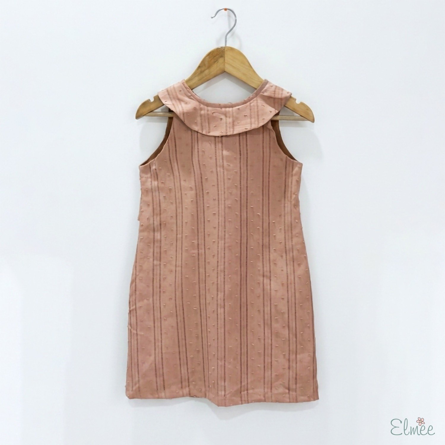 Dusty Taupe Shift Dress - Image 4