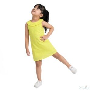 Yellow Cutlone Shift Dress