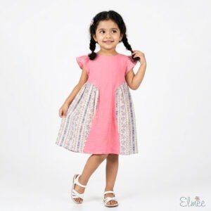 Pink Mix-Match Basque Dress