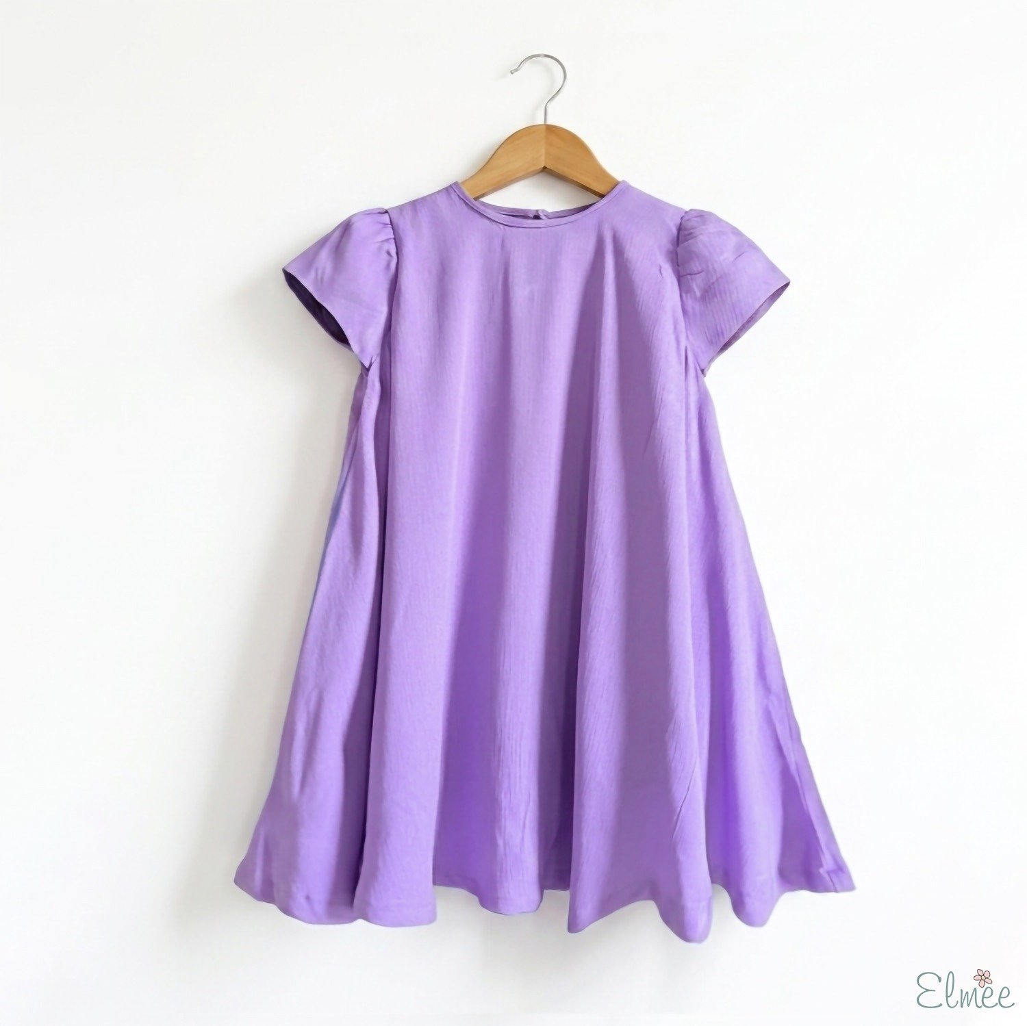 Purple Tent Dress - Image 4