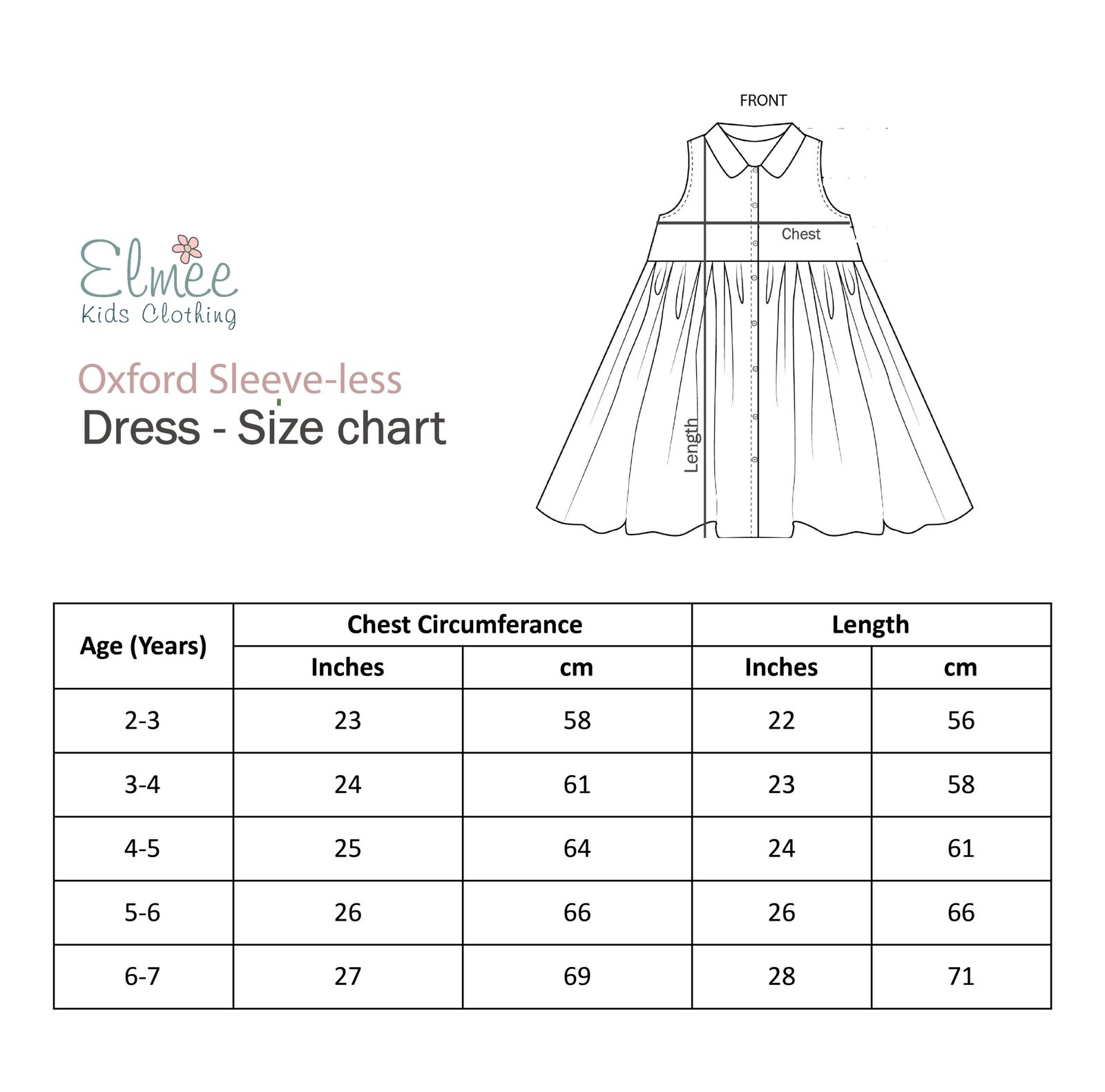 Smiley Oxford Dress - Image 5
