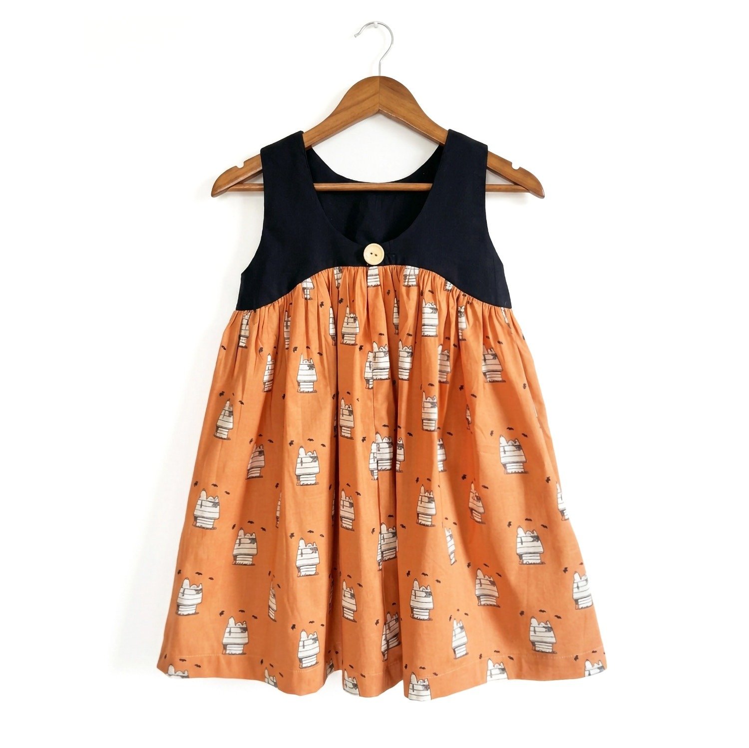 Pumpkin Pups Dress - Image 5