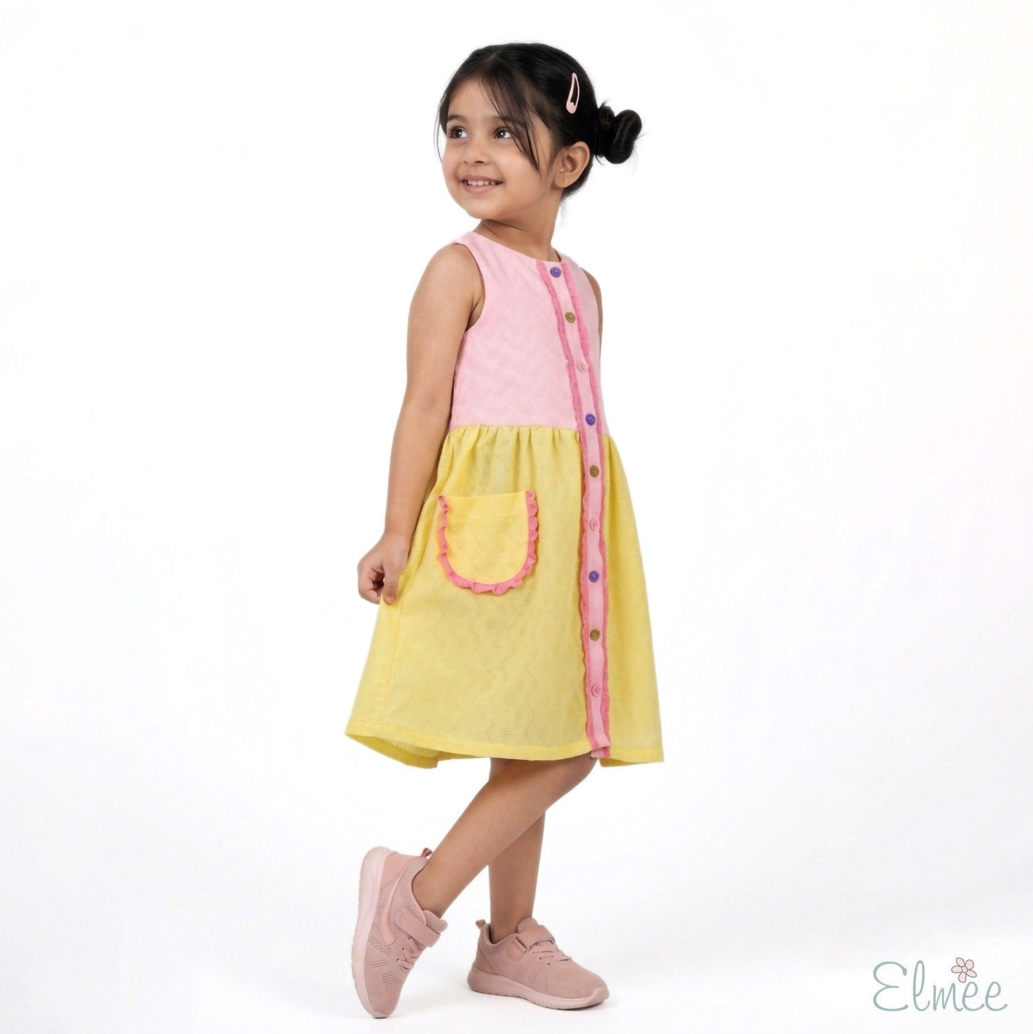 Blush Yellow Sorbet Dress - Image 2