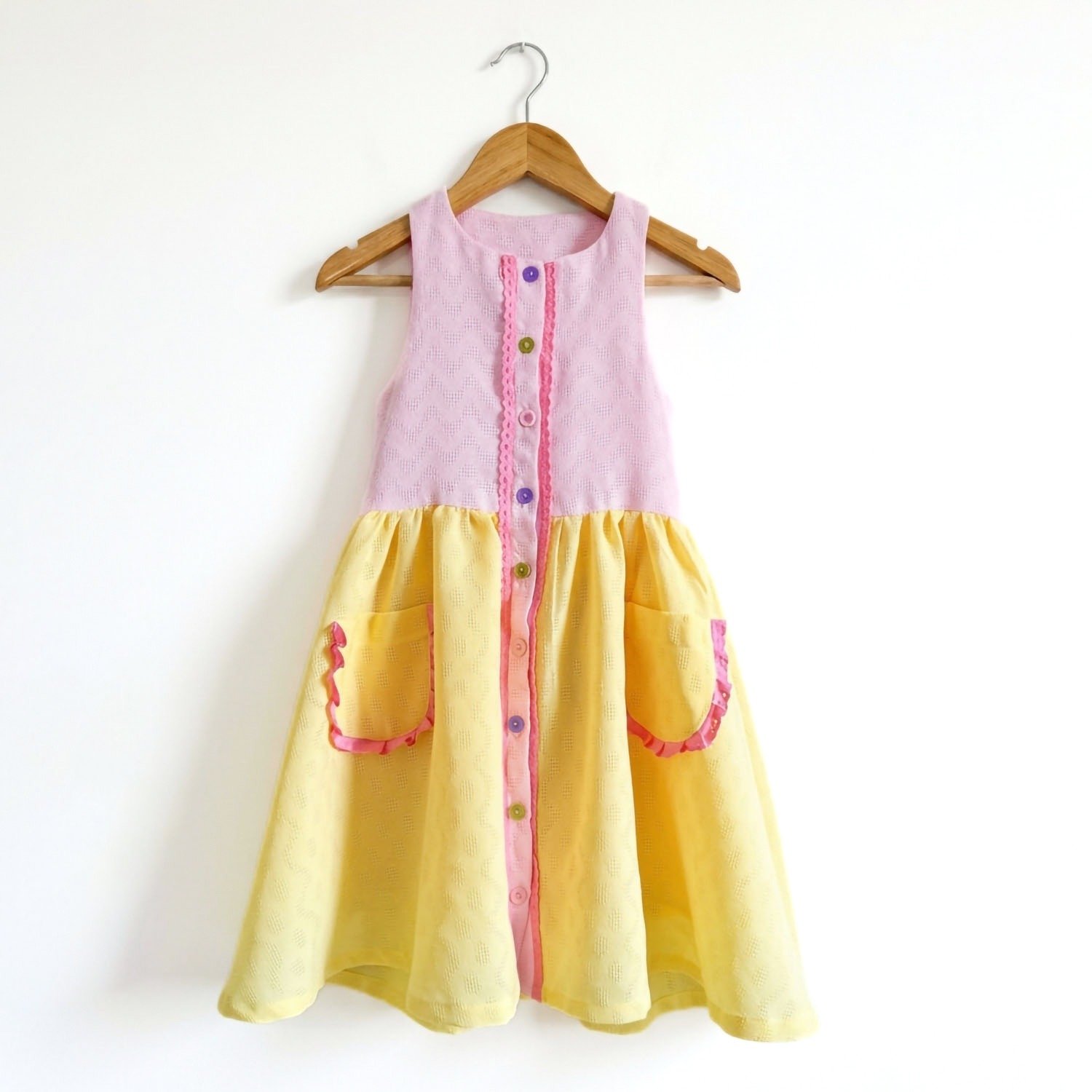 Blush Yellow Sorbet Dress - Image 4