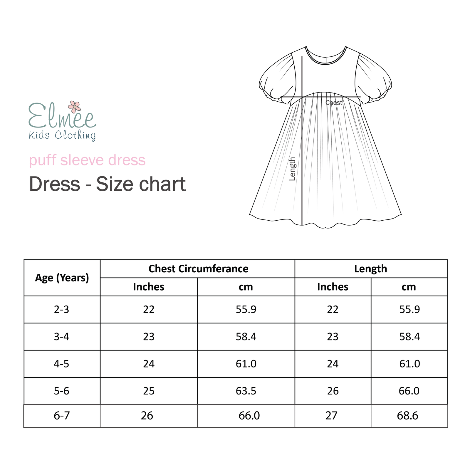 Clover Puff Sleeve Dress - Image 5